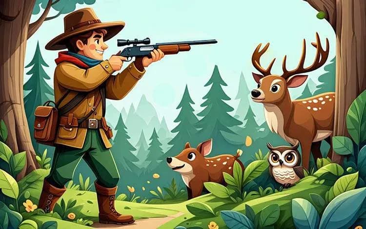 Klasyczny kawał o myśliwych: niedźwiedź, warianty i jak bawić!