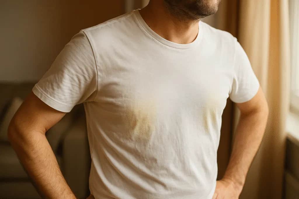 Jak usunąć żółte plamy z potu? Sprawdzone domowe sposoby